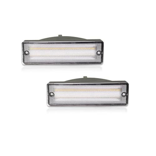 Intermitente LED para Nissan D21 Hardbody 1988-1997 con luz dinámica ámbar y DRL blanco