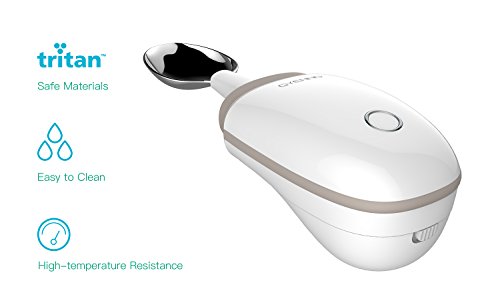Parkinson Spoon for Hand Tremor, GYENNO Steady Spoon with Self Stabilizing Smart Lift Kit for Parkinsons Patients, Silverware Kit Cutlery for Elderly ¡ (Spoon)