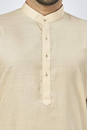 Image of BE ACTIVE Linen Blend Solid Pattern Trendy Comfortable Stylish Full Sleeve Kurta Men's Ethnic Wear