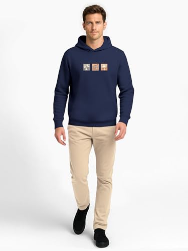 Image of BULLMER Trendy Cotton Blend Sweatshirt for Men | Stylish Full Sleeve Mens Sweatshirts & Hoodies for Winter Wear