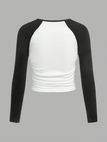 Image of SOLY HUX Girl's Long Sleeve T Shirts Cute Graphic Tees Casual Teen Tops Preppy Back to School Clothes