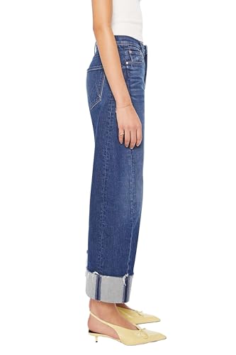 MOTHER Women's The Half-Pipe Ankle Cuff Fray Jeans2
