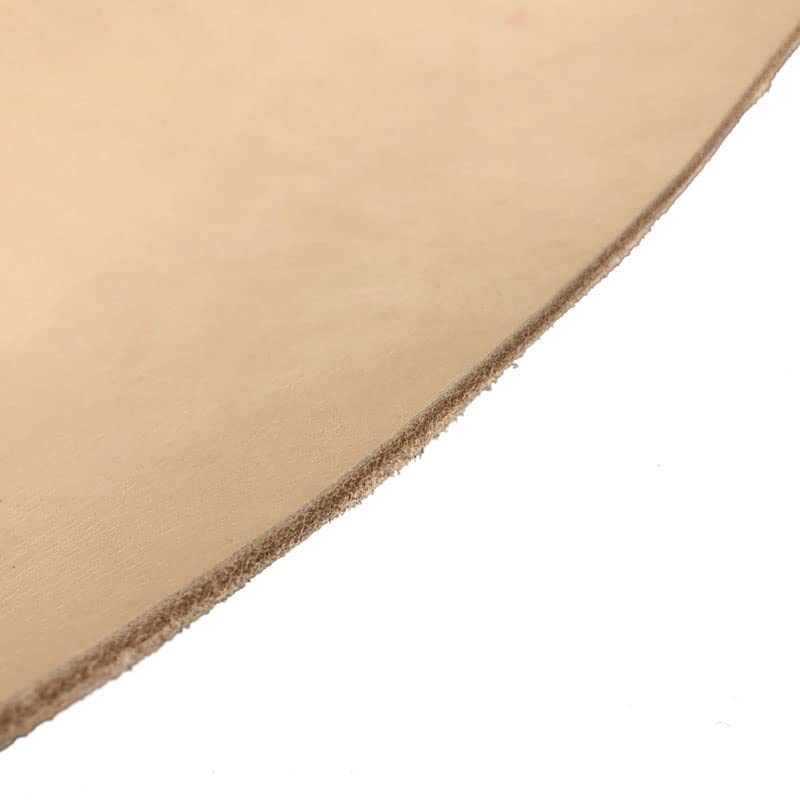 Material de Cuero de Vaca Genuino 3,5mm de Espesor Cuero curtido Vegetal Tira de Piezas de Grano Completo para Manualidades de Arte Hecho a Mano DIY