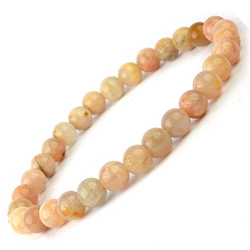 Image of Reiki Crystal Products Natural Crystal Stone Bracelet 6 mm Round Beads for Men & Women | Gemstone Jewellery Bracelet | Reiki Charged | Multiple Stone Variants Available