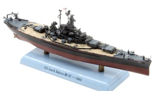 Floz Uss South Dakota Battleship 1944 1/1000 Diecast Ship Pre-Built Model #TOP1
