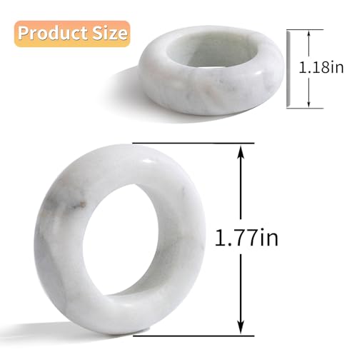 Cm Chic Monday NAPKIN RINGS SET OF 12 Modern Decorative Napkin Rings thumb #1