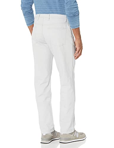 Amazon Essentials Men's Skinny Fit 5-Pocket Comfort Stretch Chino Pants, Light Grey, 34W x 30L - image 2