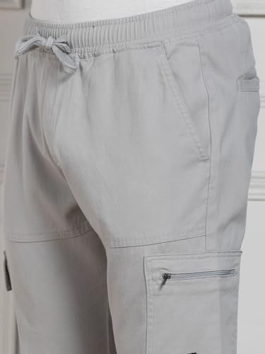 Image of Dennis Lingo Men's | Solid | Mid Rise | Relaxed Fit | Cargo Joggers