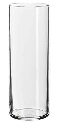INERRA Alto Vetro Trasparente Cilindro Vaso per