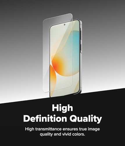 Image of Ringke for Samsung Galaxy A57 5G Screen Protector [Easy Slide, 2 Pack] | Easy Installation with Alignment Tool, Case Friendly Premium 9H Hardness Tempered Glass