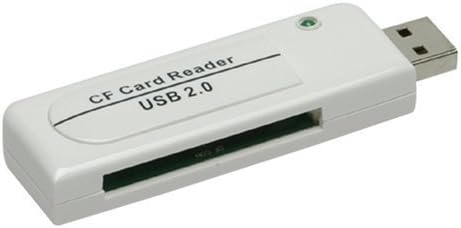Speed USB2.0 CF (Compact Flash) Card Reader - Supports SanDisk Extreme Kingston Adata Sony Toshiba Transcent Samsung 2GB 4GB 8GB 16GB 32GB Type I/II CF
