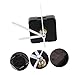 Angoily Wall Clock Movement Replacement Kit with Mute Clock Hands Lightweight Quartz Mechanism Easy to Install All-Match Color Design