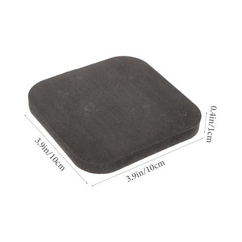 Pack de 4 Almohadillas para Cinta de Correr para Ejercicio, Tapete Protector de Piso, Absorben Choques y Reducen Ruido y Vibración 3.93 x 3.93 x 0.39 pulgadas miniatura 4