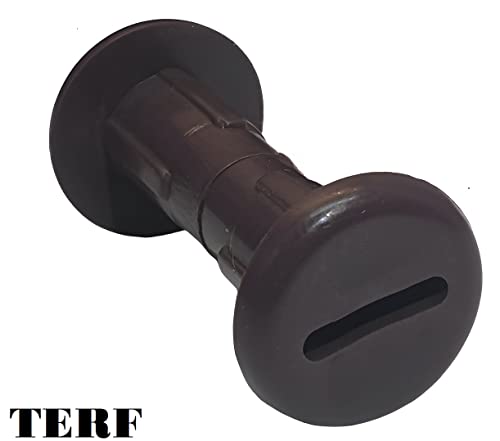 TERF® Cabinet Connecting Jointing Binding Post Screw Bolt M6 (6mm) Steel Threaded Furniture Cabinet Fixing Connector Screw for Join Furniture Thickness 27mm to 32mm Brown - Image 2