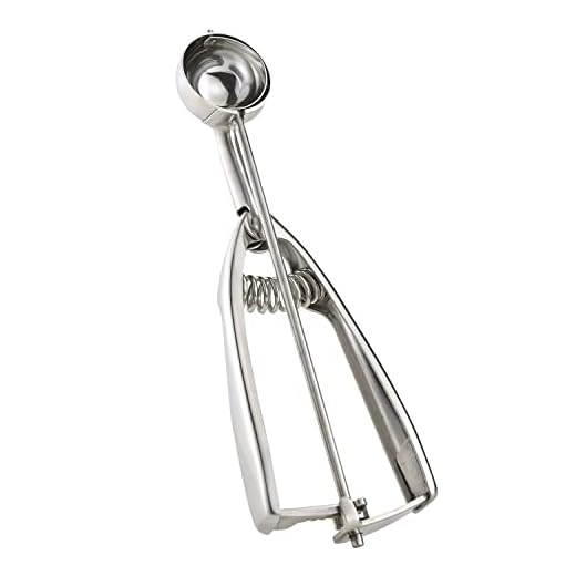 Solula 18/8 Stainless Steel Small Ice Cream Scoop Disher Cookie Scoop Melon Baller