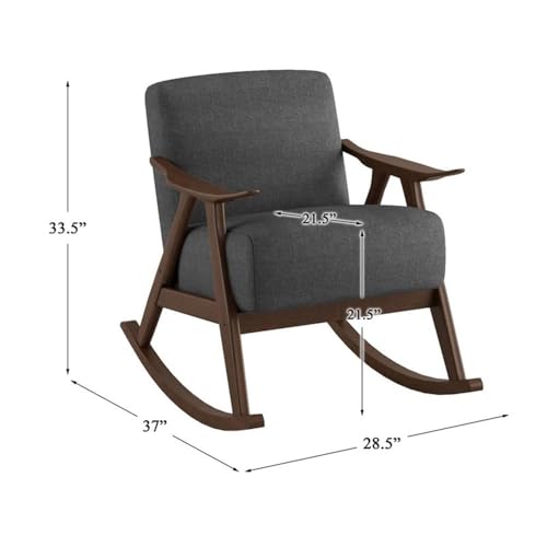 Sillón Plegable Textil Gris miniatura 3