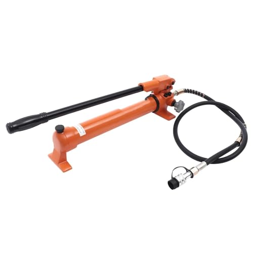 Pompa idraulica Manuale da 10000 PSI a 2 velocità per Cilindro Idraulico da 4 e 10 tonnellate, Durevole