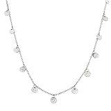 edelstahl schmuck goldfarben  Purelei® Malihini Halskette Damen aus Edelstahl (Gold, Silber & Rosegold) mit Anhänger (35/40 cm Länge, verstellbar) Schmuck wasserfest