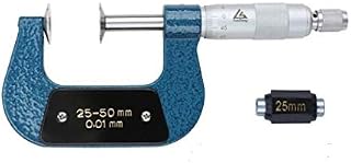 MeterTo Disc Outside Micrometer, Range: 25-50mm, Resolution: 0.01mm, Metric
