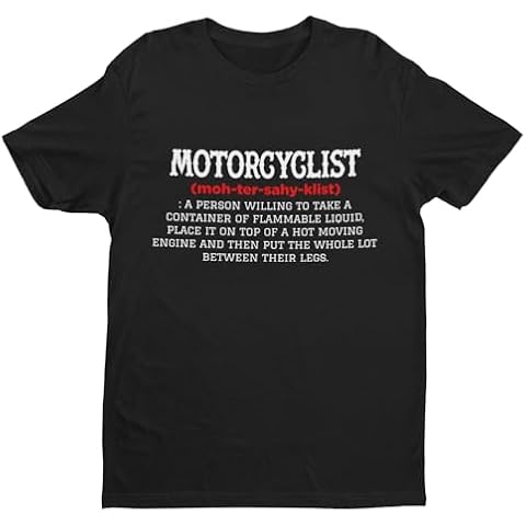 Galaxy Tees Funny Biker T-Shirt Cover