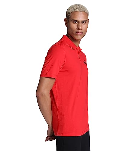 Image of Puma Mens ESS Jersey Polo, High Risk Red, S (67778811)