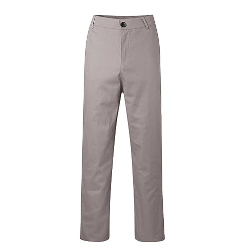 Men's Chinos Casual Dress Pants Slim Fit Skinny Stretch Flat-Front Lightweight Comfort Slacks Trousers with Pockets3