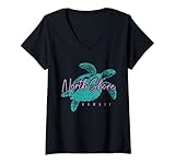 Photo Gallery donna north shore hawaii surf hawaii sea turtle surfer vintage maglietta con collo a v Photo Gallery donna north shore hawaii surf hawaii sea turtle surfer vintage maglietta con collo a v