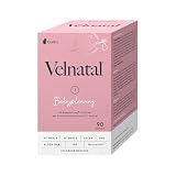 Velnatal Babyplanung, Nahrungsergänzung mit Folsäure, 90 Weichkapseln