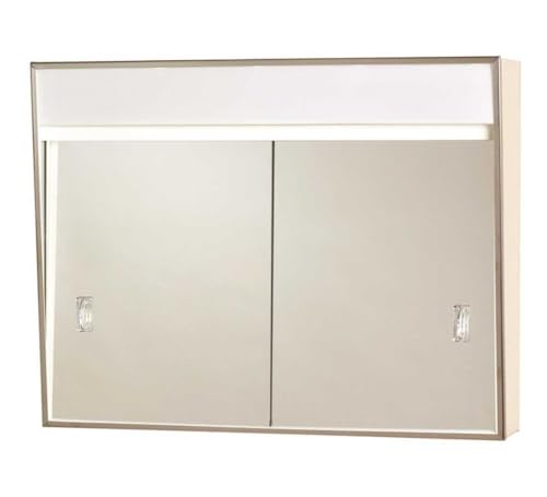 American Pride 701L Series Sliding Medicine Cabinet, 2 Light with Courtesy Outlet, 24" - Thumbnail 4