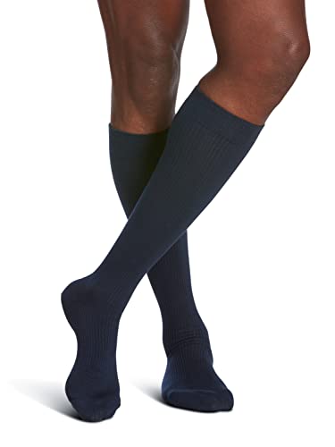 Sigvaris Men's Casual Cotton 186 Calf High Compression Socks 15-20mmHg