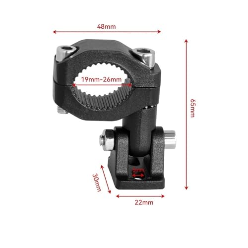 Soporte de montaje para foco con abrazadera de parachoques ajustable 4