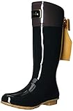 Joules Women's Evedon Rain Boot, Black, 7 M US