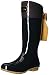 Joules Women's Evedon Rain Boot, Black, 7 M US