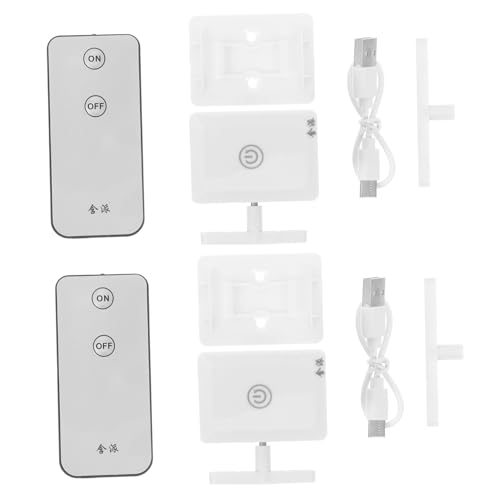 Interrupteur éclairage sans fil avec activation automatique et télécommande SHINEOFI lot de 2