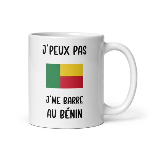 MugSmile Mug Bénin je peux pas je me barre au Bénin voyage humour tasse Bénin drôle vacances