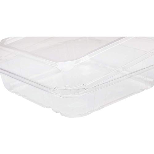 Karat Fp-Hc99Pet-1C 9''X 9'' Pet Hinged Containers (Case Of 200) #TOP5