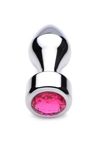 Booty Sparks aluminium butt plug rose M : stimulation et bijou - 5