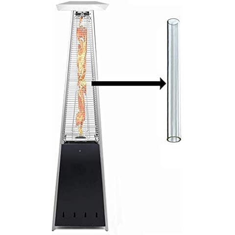 BU-KO Glass Tube Replacement for Pyramid Gas Patio Heater Cover