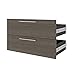 Bestar Orion 2 Drawer Set for Orion 30W Shelving Unit in bark gray & graphite