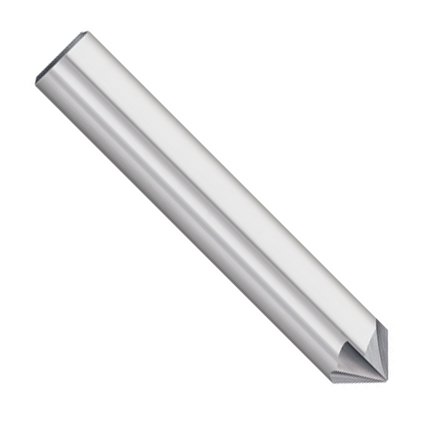 Kodiak Cutting Tools KCT252993 USA Made Solid Carbide Chamfer Mill, 82 Degree, 4 Flute, 1/8 Diameter, 1/8 Shank, 1-1/2 Overall Length