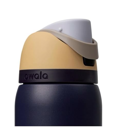 Owala FreeSip Stainless Steel Water Bottle, Royal Seas, 32 oz - image 3