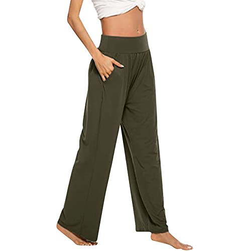 Womens Plus Size Sweatpants Plus Size Sweatpants For Women Workout Pants Women With Pockets Loose Pants For Women Today 2025 Today Amazon Deals Overstock Deals Army Green #TOP14