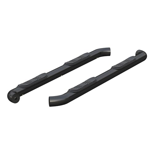 Aries 203046 estribos redondos 3 pulg acero negro