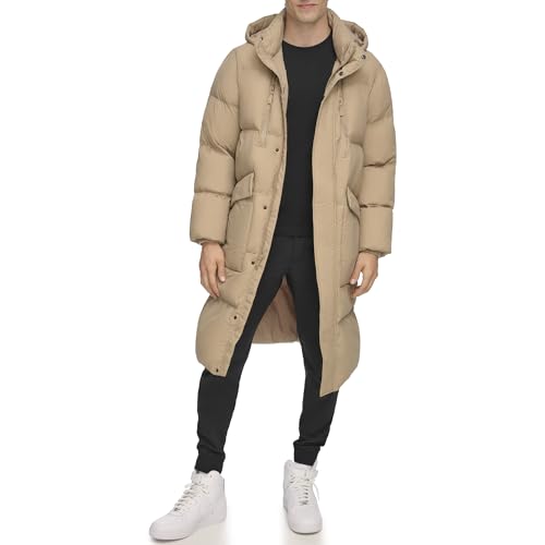 Image of DKNY Mens Nylon Flex Parka