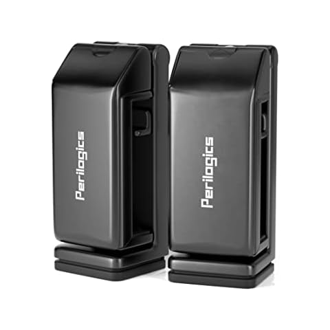 Perilogics Airplane Phone Holder Mount Universal in Flight Hands Free Viewing with Multi-Directional Dual 360 Degree Rotation (Black/Black) Cover