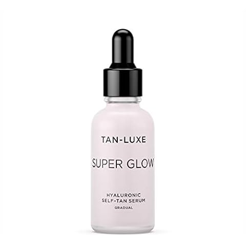 Tan Luxe SUPER GLOW Self Tan Serum, (30 ml) Daily Gradual Fake Tanning Skincare, Cruelty Free & Vegan Cover