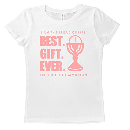 First Holy Communion T-Shirt for Boys and Girls, Catholic Sacrament Gift
