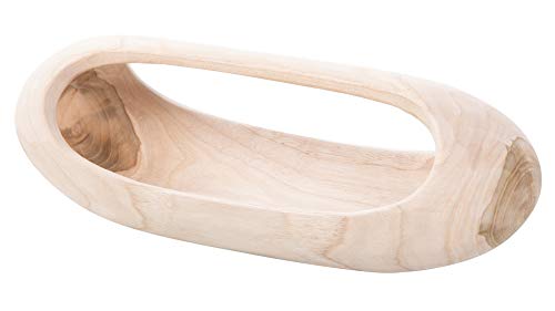 Kouboo 1010097 Korb aus Teakholz Mittelstück aus Holz, Teak, braun Cover