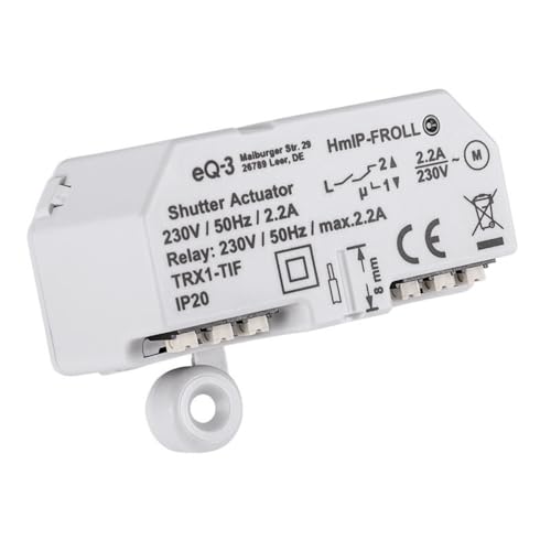 Homematic IP 3er Set Rollladenaktor HmIP-FROLL - Unterputz, auch f&uuml;r Markisenmotoren geeignet