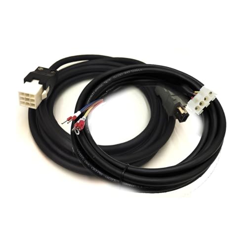 JDOUNFMO Servo Motor Encoder Cable WSC-P06P03-E WSC-P06P05-E Power Cable WSC-M04P03-E WSC-M04P05-E WSC-M04P10-E(Size:8M Encoder Cable)
